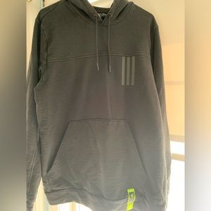 Adidas hoodie - textured black color - men’s medium